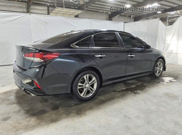 5NPE34AFXJH612380 2018 HYUNDAI SONATA Black Rear right