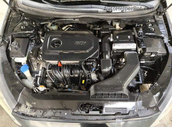 5NPE34AFXJH612380 2018 HYUNDAI SONATA Black Rear interior view