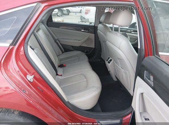 5NPE34AFXJH625730 2018 HYUNDAI SONATA Red VIN կոդի պիտակի տեսք
