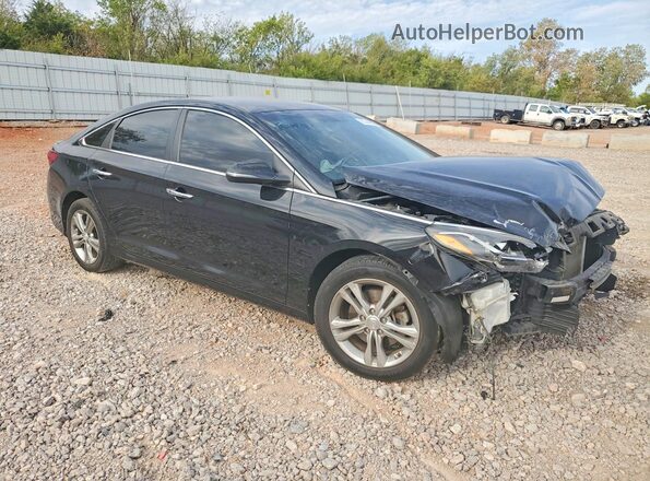 5NPE34AFXJH652474 2018 HYUNDAI SONATA Black Delantero derecho