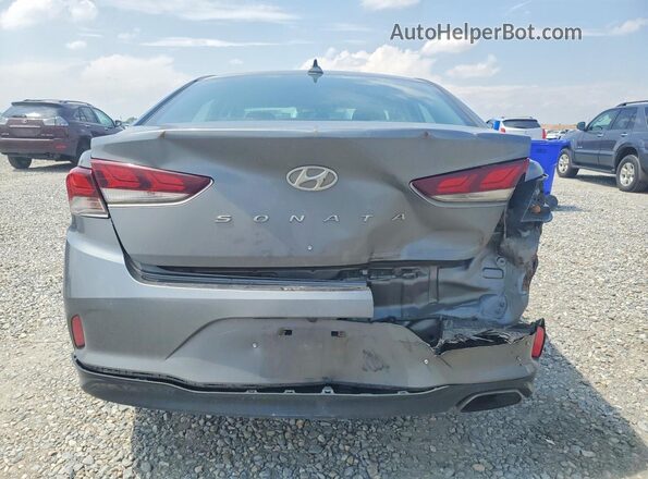 5NPE34AFXJH653706 2018 HYUNDAI SONATA Gray Widok wnętrza z przodu