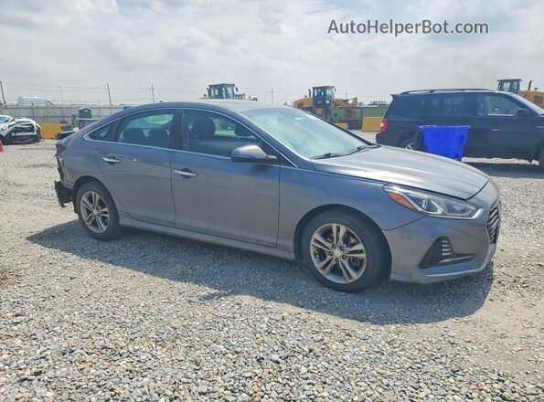 5NPE34AFXJH653706 2018 HYUNDAI SONATA Gray Widok z przodu