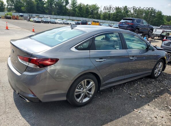 5NPE34AFXJH659067 2018 HYUNDAI SONATA Gray Trasero derecho
