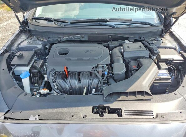 5NPE34AFXJH659067 2018 HYUNDAI SONATA Gray Vista interior trasera