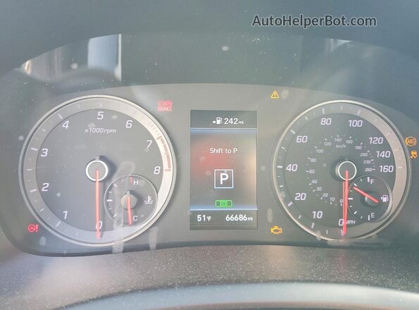 5NPE34AFXJH660056 2018 HYUNDAI SONATA Blue Instrument cluster view