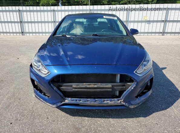 5NPE34AFXJH661739 2018 HYUNDAI SONATA Blue Vista frontal