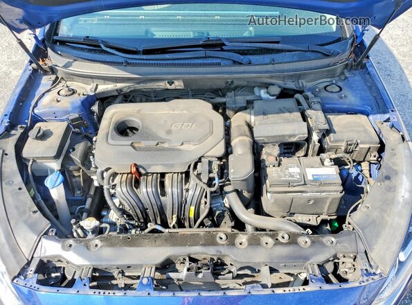 5NPE34AFXJH661739 2018 HYUNDAI SONATA Blue Vista interior trasera