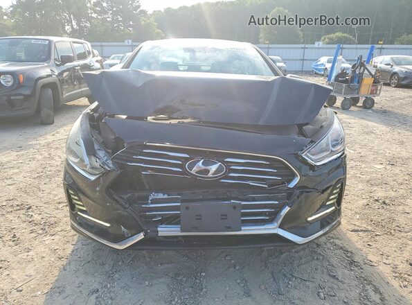 5NPE34AFXJH679366 2018 HYUNDAI SONATA Black Вид спереду