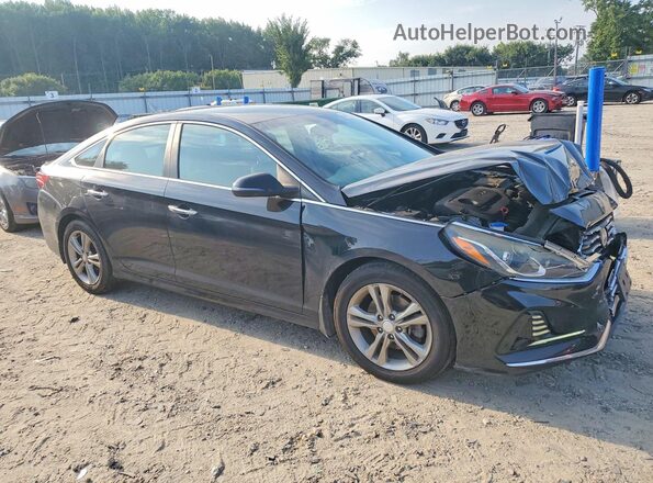 5NPE34AFXJH679366 2018 HYUNDAI SONATA Black Передня права чверть