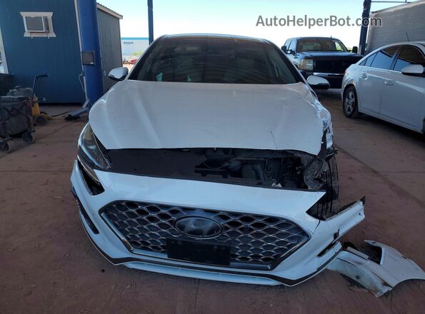 5NPE34AFXJH705352 2018 HYUNDAI SONATA White Vista frontal
