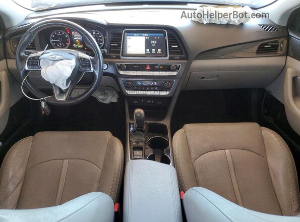 5NPE34AFXJH705352 2018 HYUNDAI SONATA White Vista del salpicadero