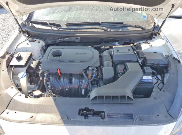 5NPE34AFXKH734528 2019 HYUNDAI SONATA White Vista interior trasera