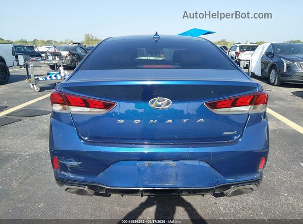 5NPE34AFXKH744301 2019 HYUNDAI SONATA Blue 