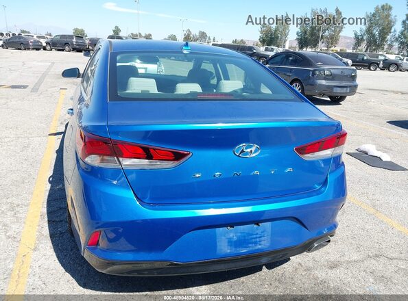 5NPE34AFXKH749627 2019 HYUNDAI SONATA Blue 