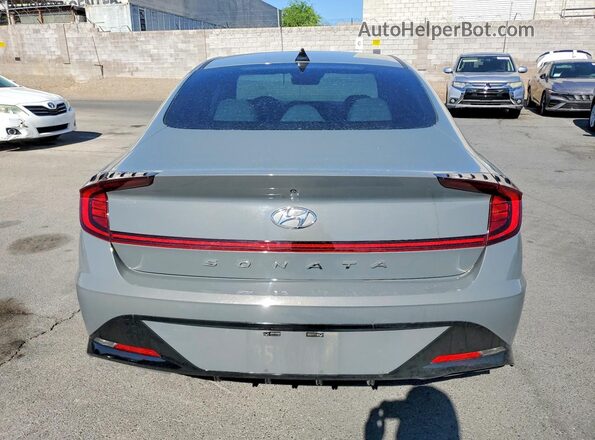 5NPEF4JA0LH053470 2020 HYUNDAI SONATA Gray უკანა ხედი