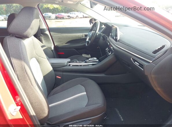 5NPEF4JA0MH078418 2021 HYUNDAI SONATA Red წინა სალონის ხედი