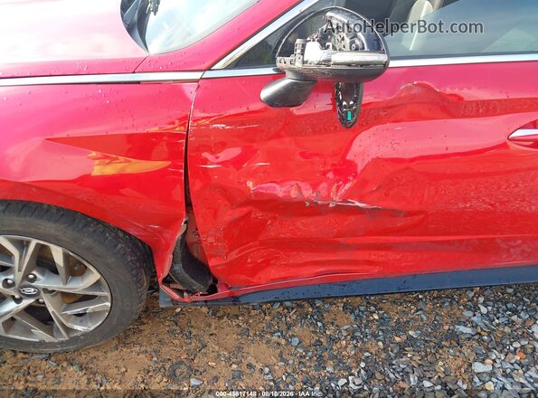5NPEF4JA0MH078418 2021 HYUNDAI SONATA Red წინა ხედი