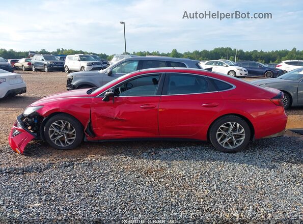5NPEF4JA0MH078418 2021 HYUNDAI SONATA Red 