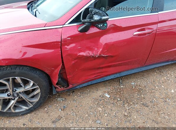 5NPEF4JA0MH078418 2021 HYUNDAI SONATA Red 