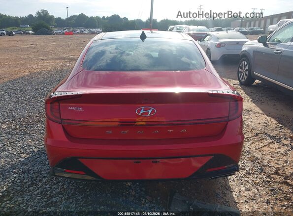 5NPEF4JA0MH078418 2021 HYUNDAI SONATA Red 