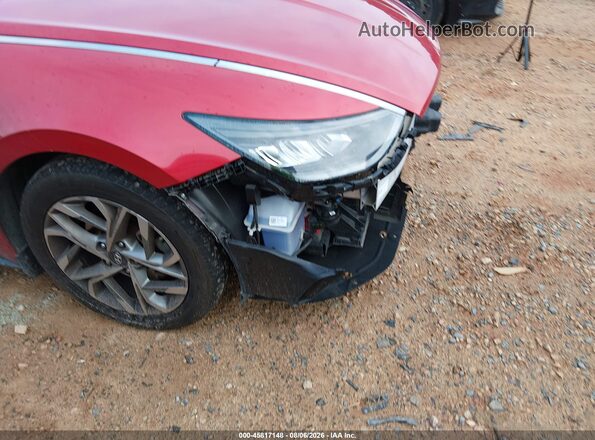 5NPEF4JA0MH078418 2021 HYUNDAI SONATA Red 