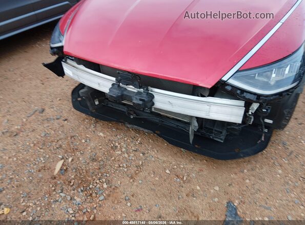 5NPEF4JA0MH078418 2021 HYUNDAI SONATA Red 