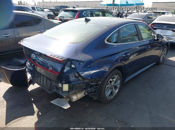 5NPEF4JA0NH144824 2022 HYUNDAI SONATA Blue Tył prawy