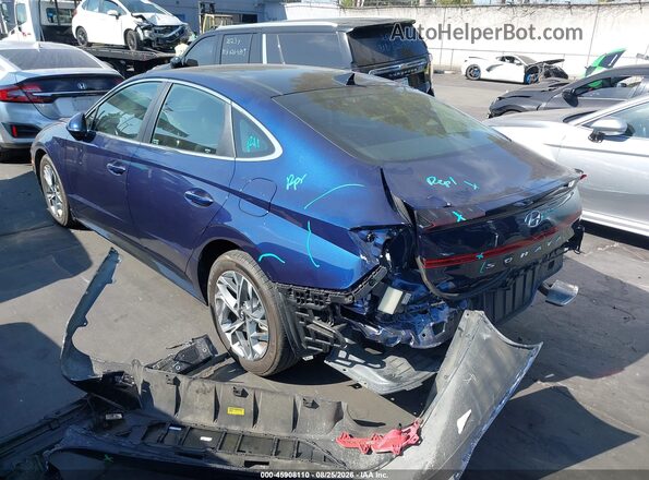 5NPEF4JA0NH144824 2022 HYUNDAI SONATA Blue Tył lewy