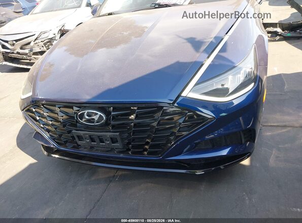 5NPEF4JA0NH144824 2022 HYUNDAI SONATA Blue Widok wnętrza z tyłu