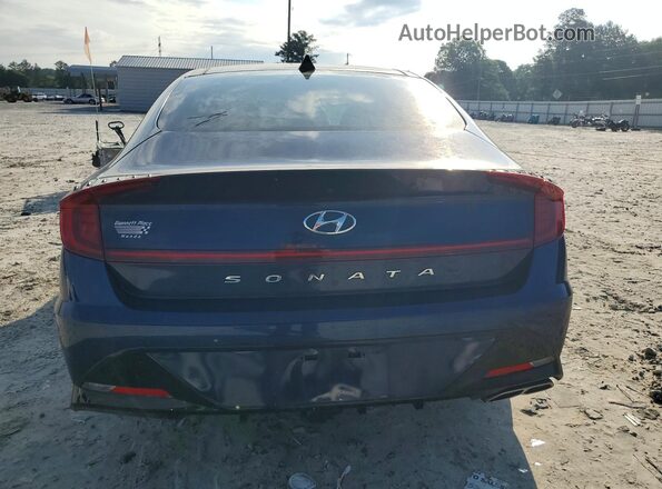5NPEF4JA1LH008120 2020 HYUNDAI SONATA Синий Вид сзади
