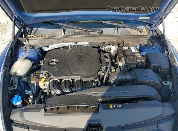 5NPEF4JA1LH008120 2020 HYUNDAI SONATA Синий Вид задней части салона
