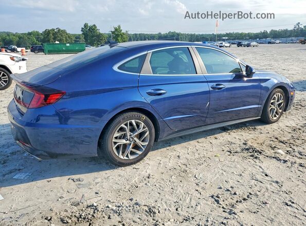 5NPEF4JA1LH008120 2020 HYUNDAI SONATA Синий Задняя правая четверть