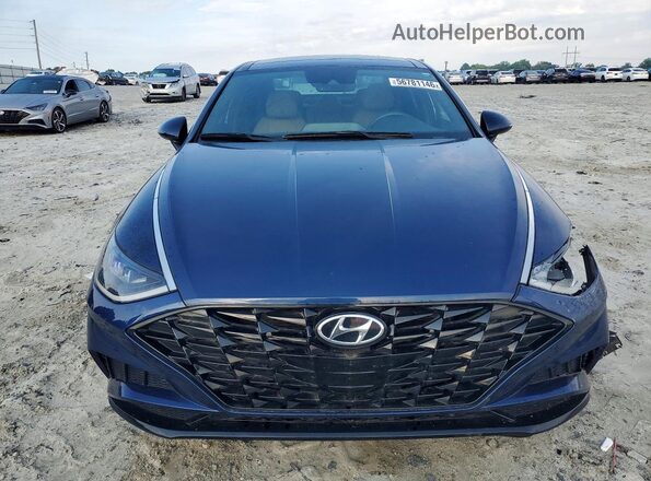 5NPEF4JA1LH008120 2020 HYUNDAI SONATA Синий Вид спереди