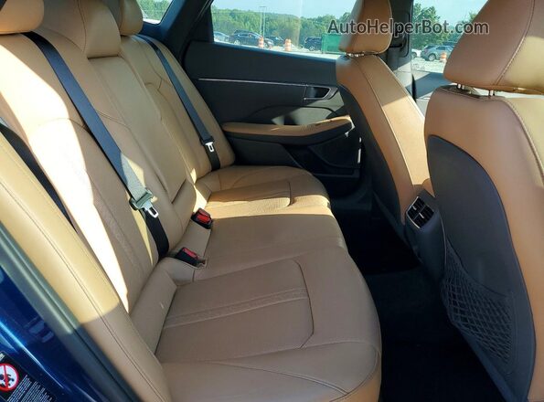 5NPEF4JA1LH008120 2020 HYUNDAI SONATA Синий Вид задних сидений