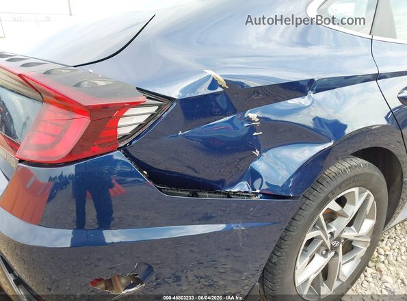 5NPEF4JA1LH035513 2020 HYUNDAI SONATA Синий Вид спереди