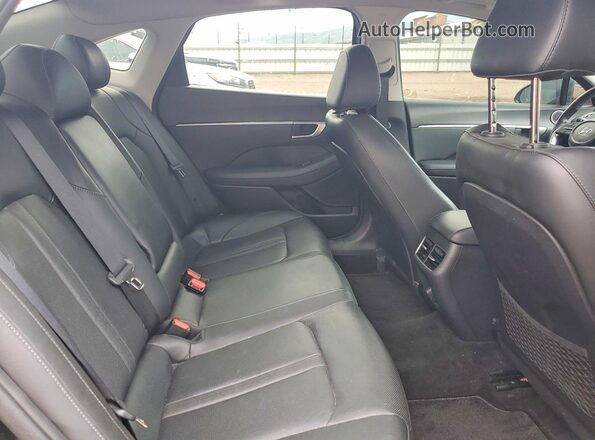 5NPEF4JA1LH057589 2020 HYUNDAI SONATA Black Вид задніх сидінь