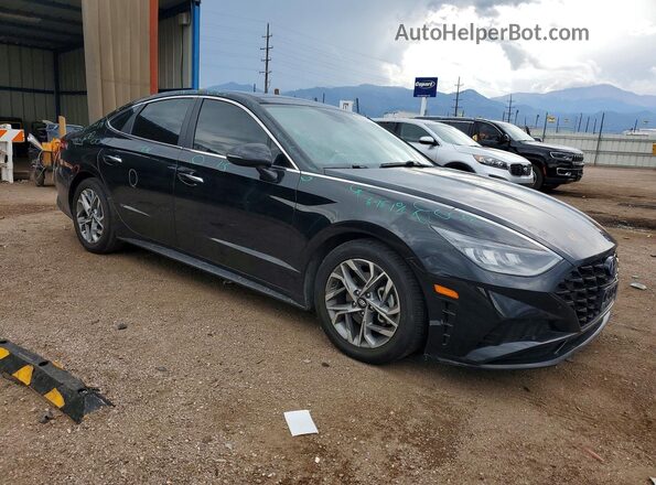 5NPEF4JA1LH057589 2020 HYUNDAI SONATA Black Передня права чверть