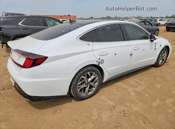 5NPEF4JA1MH116139 2021 HYUNDAI SONATA Белый Задняя правая четверть