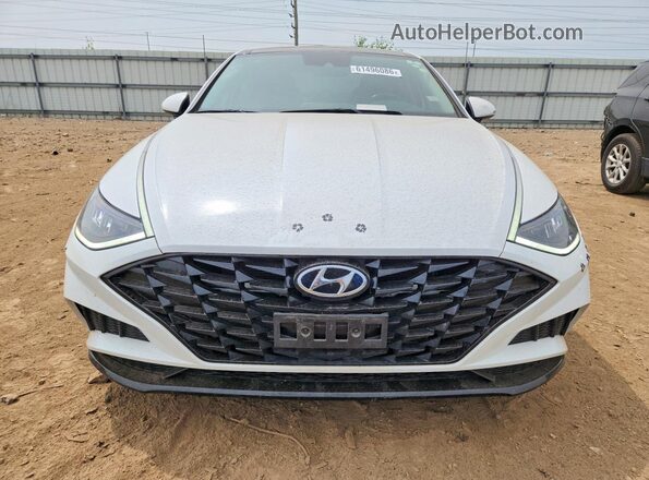 5NPEF4JA1MH116139 2021 HYUNDAI SONATA Белый Вид спереди