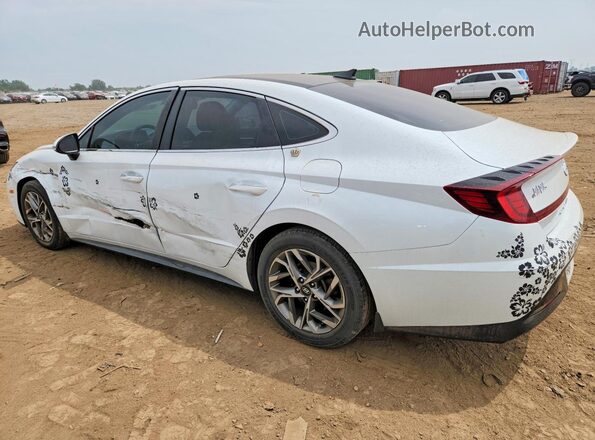 5NPEF4JA1MH116139 2021 HYUNDAI SONATA Белый Задняя левая четверть
