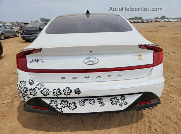 5NPEF4JA1MH116139 2021 HYUNDAI SONATA Белый Вид сзади