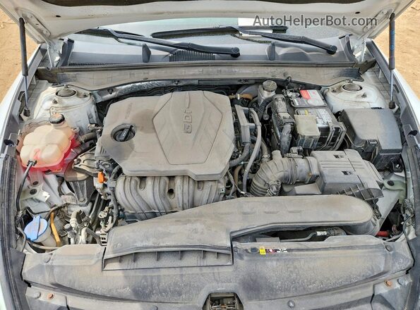 5NPEF4JA1MH116139 2021 HYUNDAI SONATA Белый Вид задней части салона