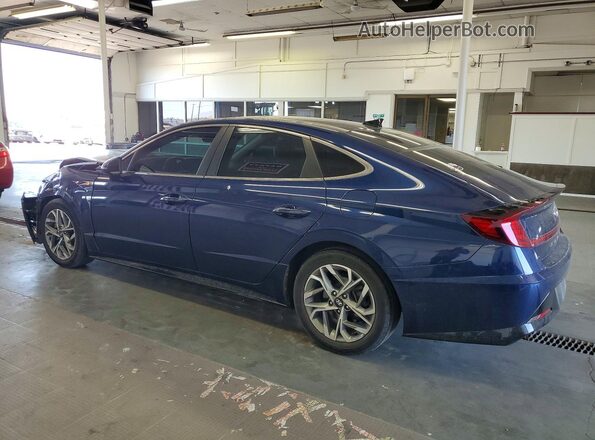 5NPEF4JA2LH039926 2020 HYUNDAI SONATA Blue Հետևի ձախ