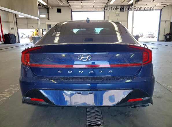 5NPEF4JA2LH039926 2020 HYUNDAI SONATA Blue Հետևի տեսք