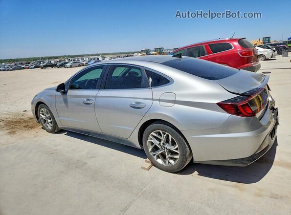 5NPEF4JA3LH017403 2020 HYUNDAI SONATA Silver Trasero izquierdo