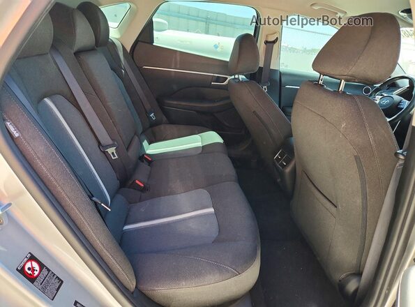 5NPEF4JA3LH017403 2020 HYUNDAI SONATA Silver Vista de los asientos traseros