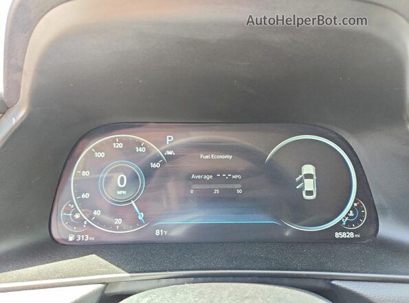 5NPEF4JA3LH017403 2020 HYUNDAI SONATA Silver Vista del cuadro de instrumentos