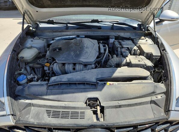 5NPEF4JA3LH017403 2020 HYUNDAI SONATA Silver Vista interior trasera