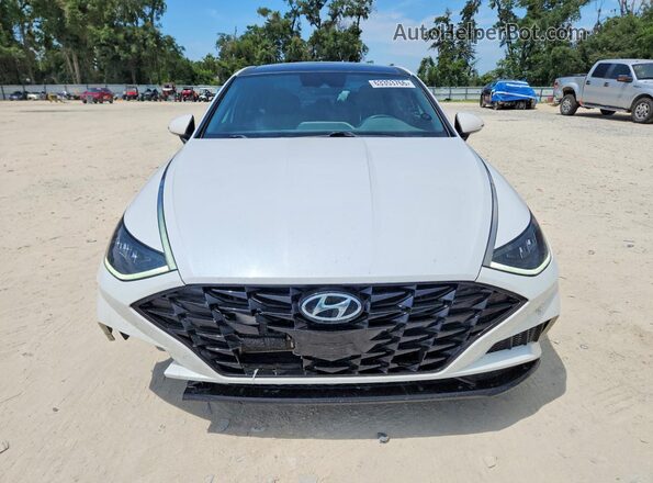 5NPEF4JA3LH054029 2020 HYUNDAI SONATA White წინა ხედი