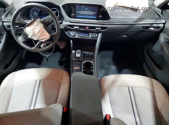 5NPEF4JA3LH056427 2020 HYUNDAI SONATA Gray წინა პანელის ხედი